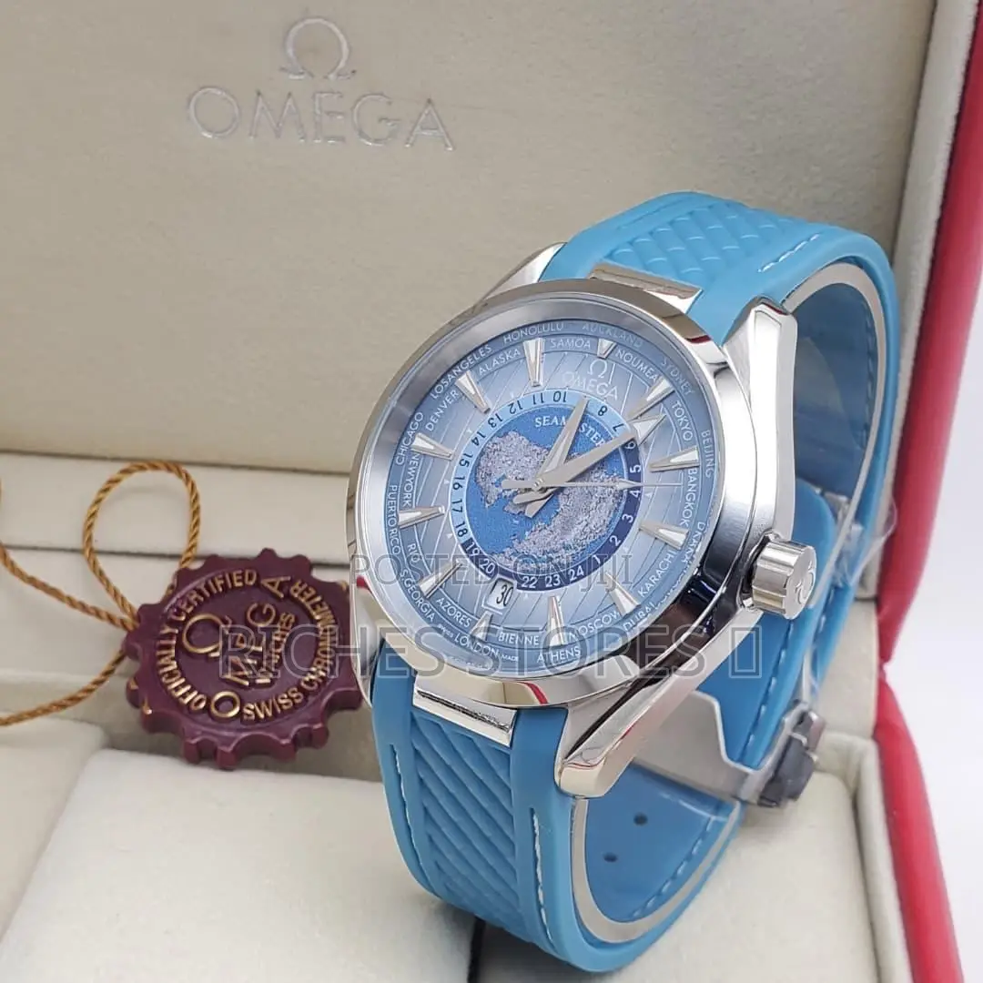 Omega Sea Master Automatic Skeleton Back Watch