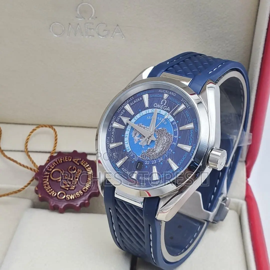 Omega Sea Master Automatic Skeleton Back Watch
