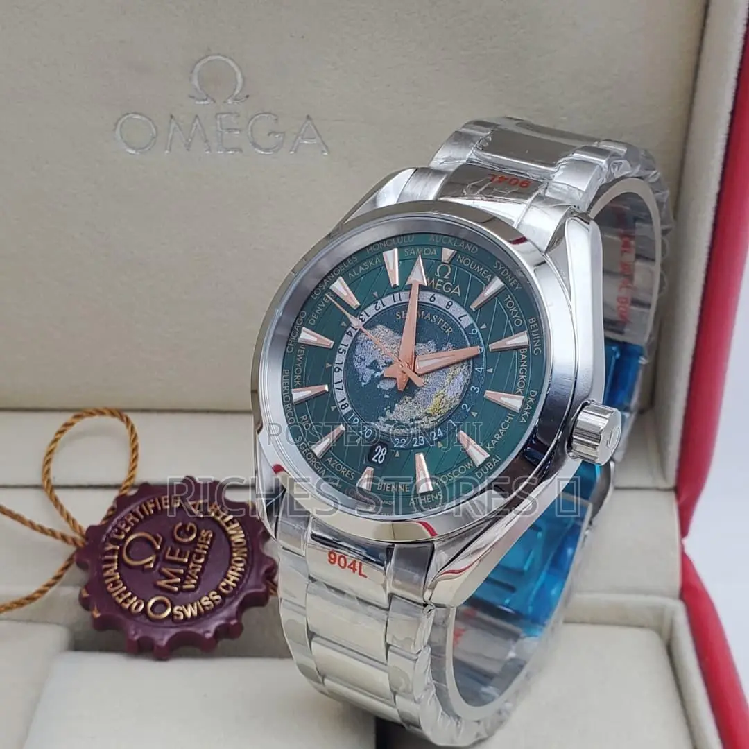 Omega Sea Master Automatic Skeleton Back Watch