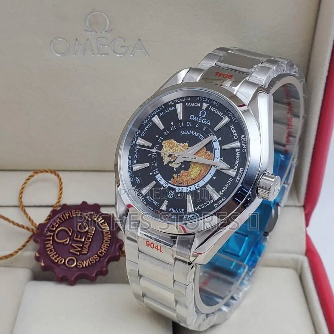 Omega Sea Master Automatic Skeleton Back Watch