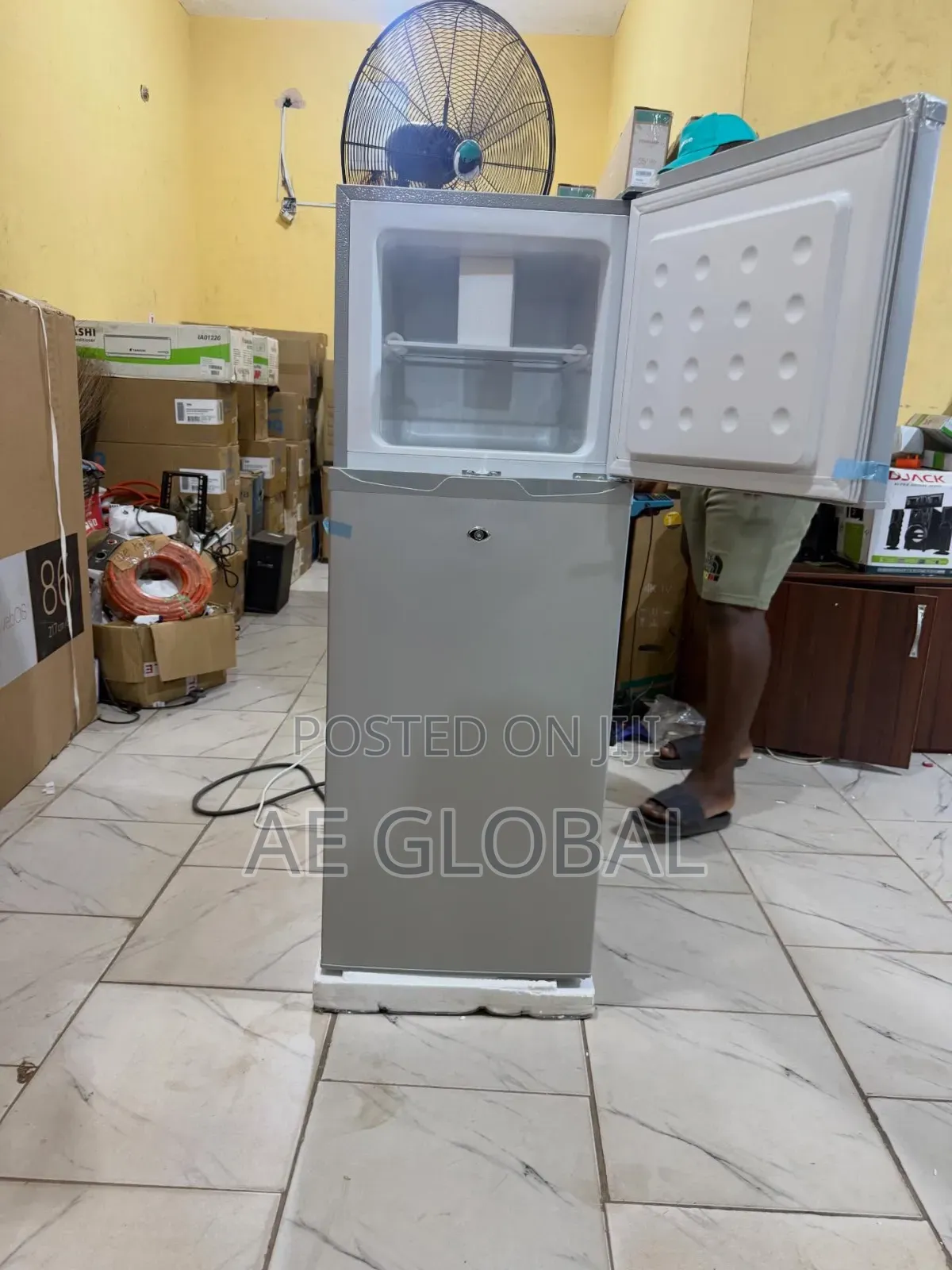 Skyrun Double Door Refrigerator Model: BCD-138hc 138lt