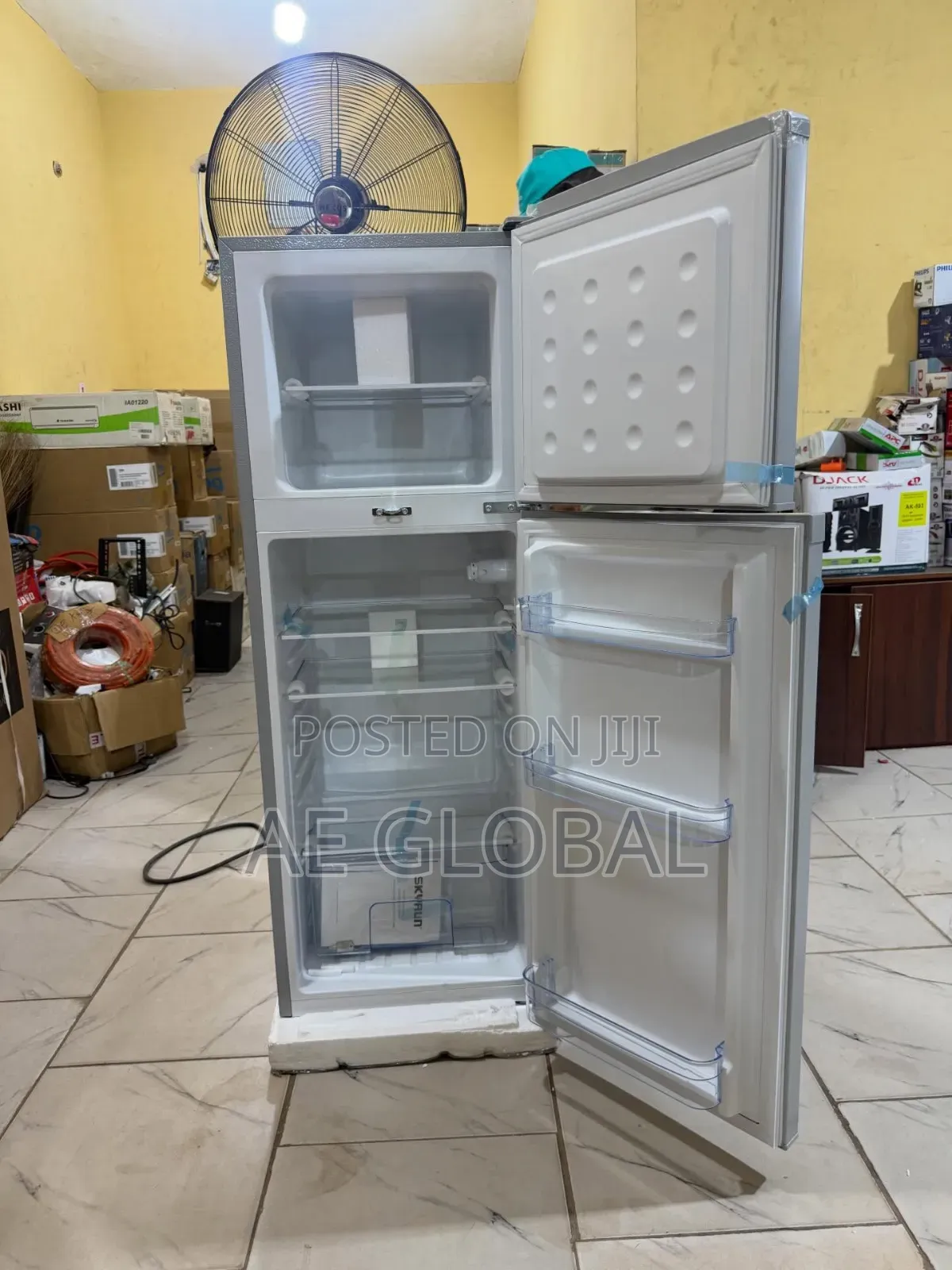 Skyrun Double Door Refrigerator Model: BCD-138hc 138lt