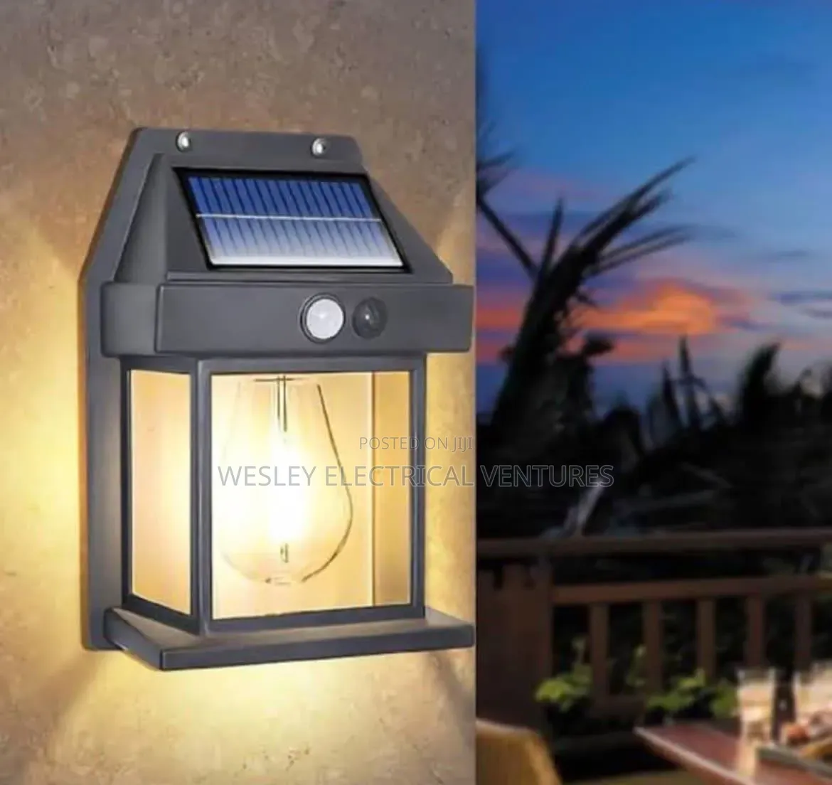 Sensor Motion Solar Wall Lamp