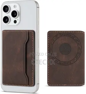 Magsafe Wallet With Privacy Flap for iPhone- Rfid Blocking Leather