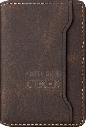 Magsafe Wallet With Privacy Flap for iPhone- Rfid Blocking Leather