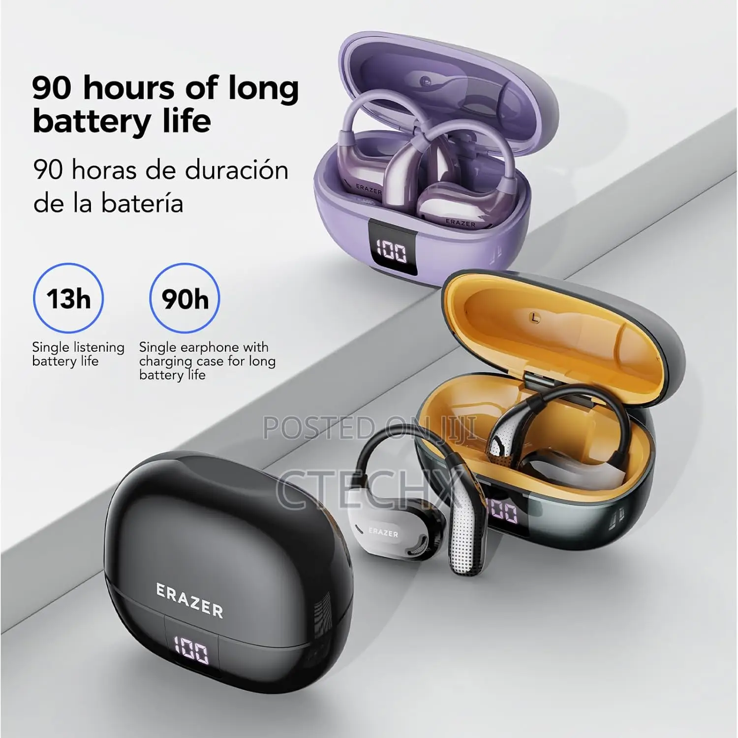 Erazer Xt66pro Ai Translation Wireless Bluetooth Earphones