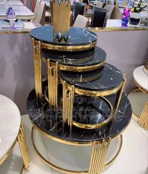 Quality Executive Imported Center Table With Three Side Stool Table
