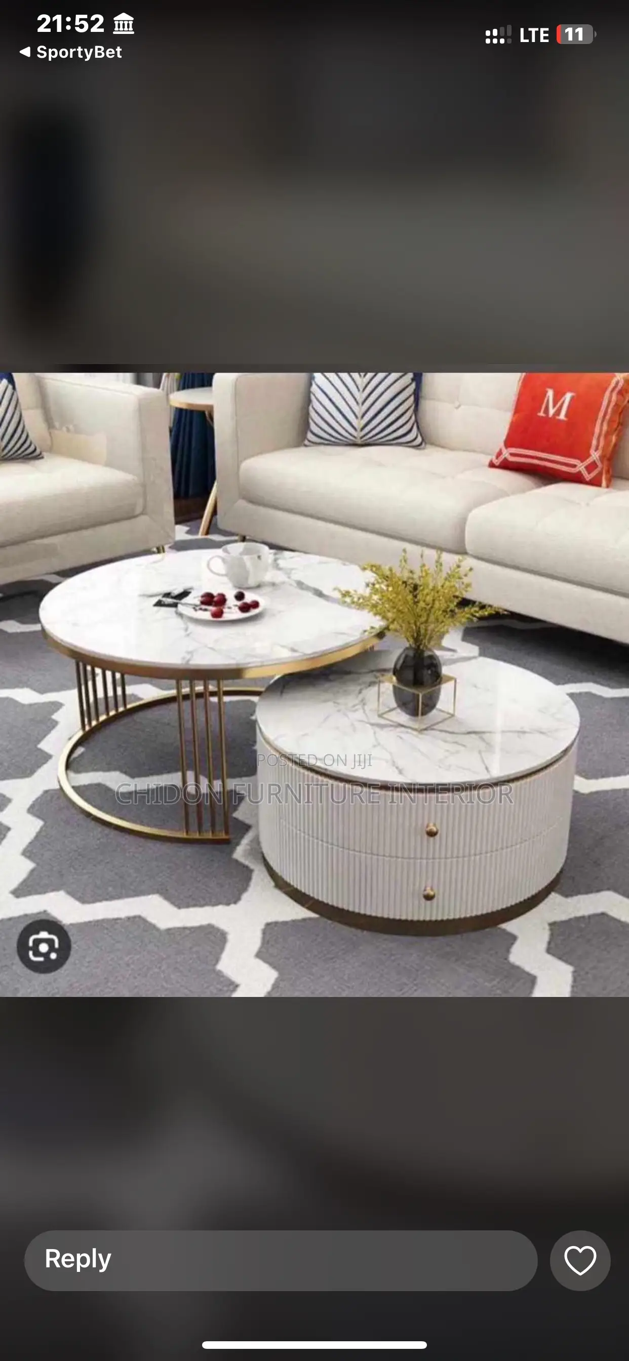Very Nice Quality Marble Center Table
