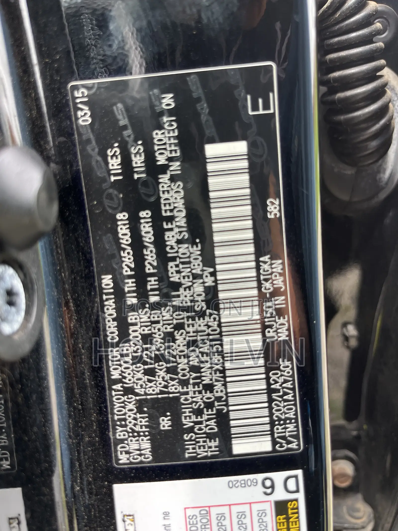 Lexus GX 460 Luxury 2015 Black