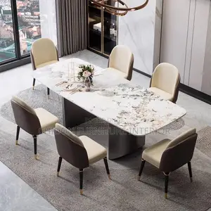 Good Quality Marble Dining Table by 6chair
