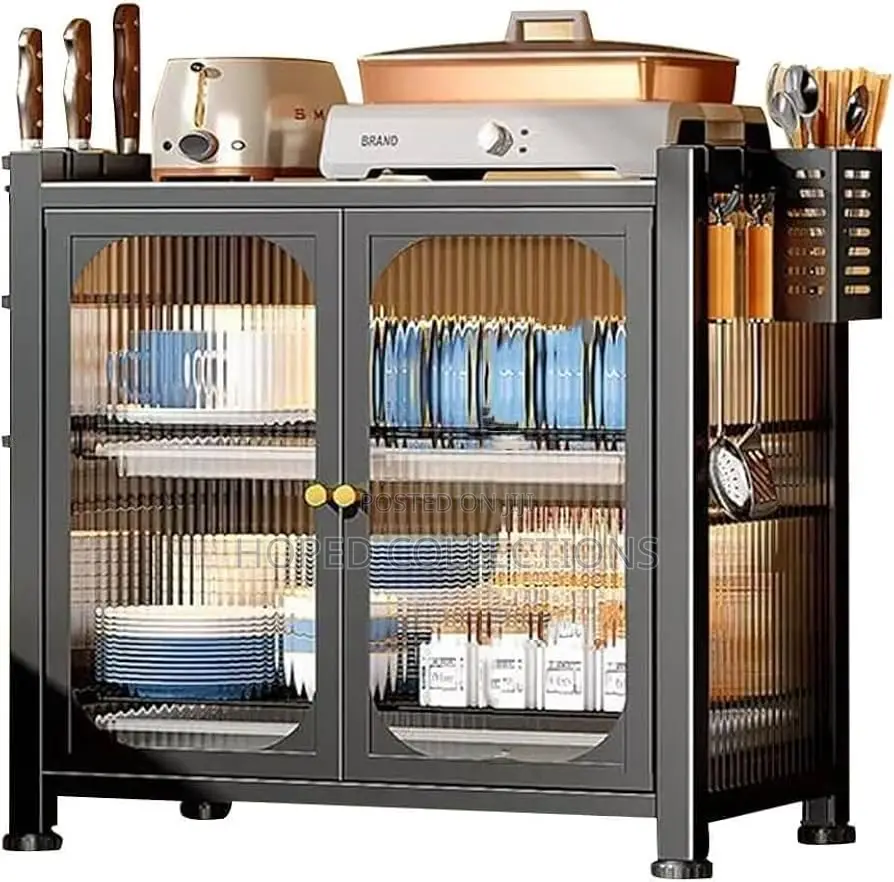 2 Layer Plate Rack Cabinet