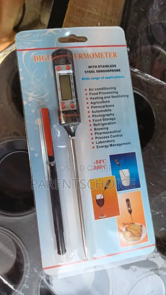 Digital Food Thermometer – Stainless Steel Probe