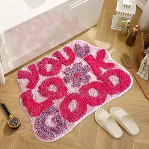 Bathroom Absorbent Mat Size 60*90cm With 4 Colour