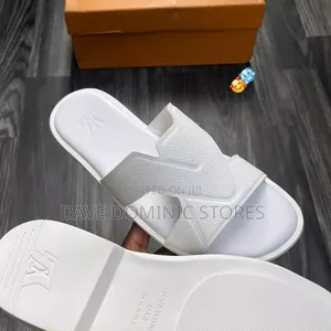 Louis Vuitton Oasis Mule Sandals All White