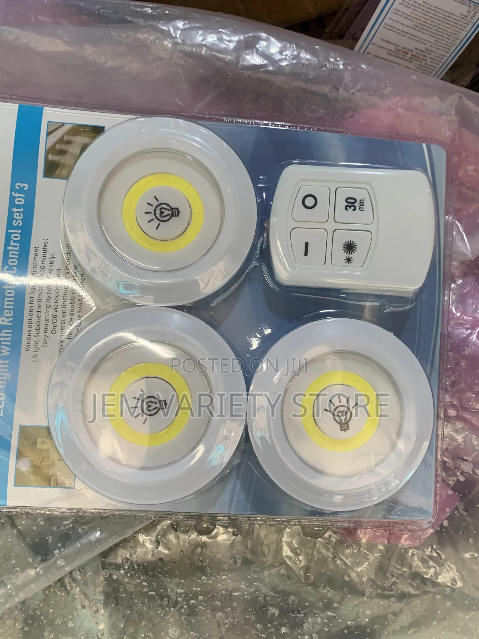 Led Cabinet Lights With Remote – Set Of 3