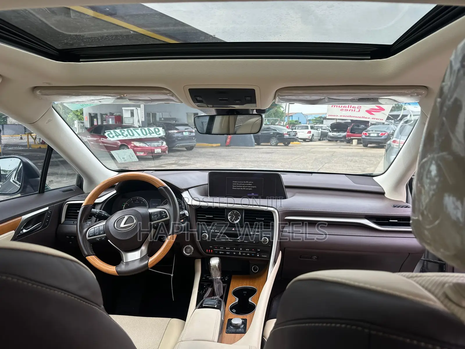 Lexus RX 350 FWD 2017 Gold