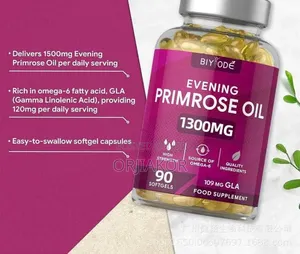 Evening Primrose Oil Capsules – Hormonal Balance, Skin Health.