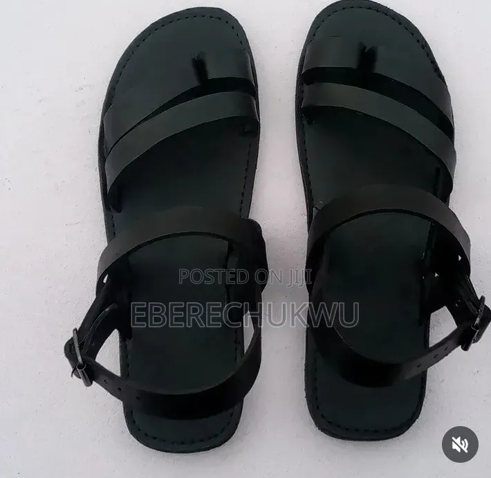 Landlord Yemi Black Strap Sandals