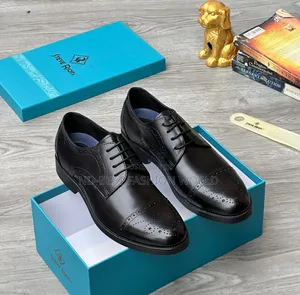 Steve Riots Black Leather Shoe