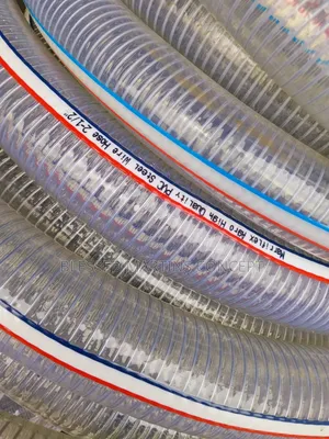 1by1⁄2 Transparent Steel Suction Hose for Water,Petrol,Chemical