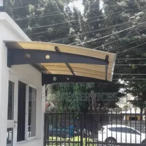 Fabricated Curved Entrance Canopy