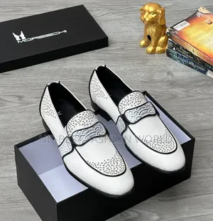 White Leather Moreschi Shoes