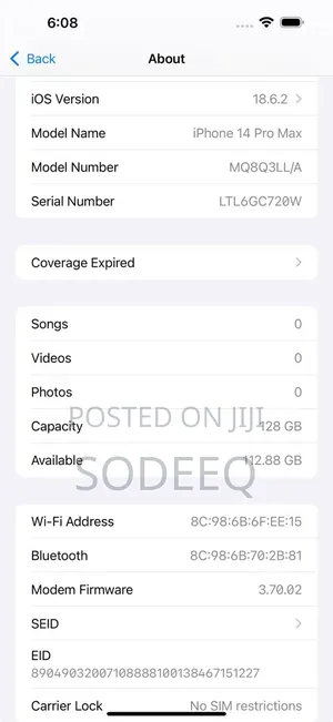 Apple iPhone 14 Pro Max 128 GB Gold