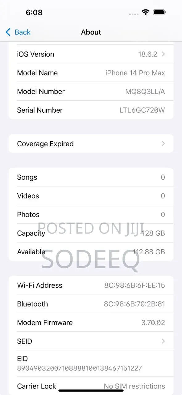 Apple iPhone 14 Pro Max 128 GB Gold