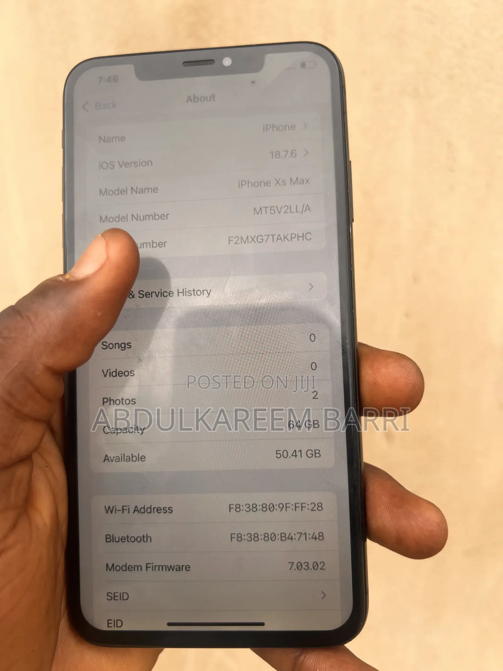 Apple iPhone XS Max 64 GB Black
