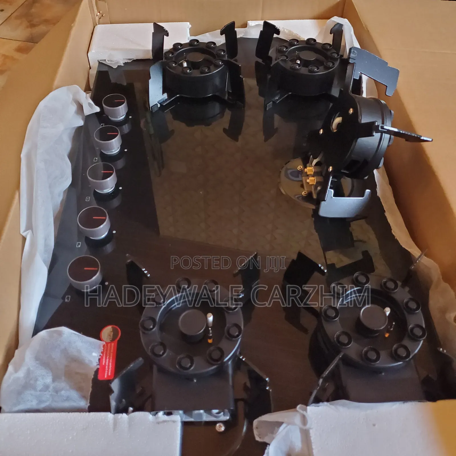 5 Burner Glasstop Gass Cooker