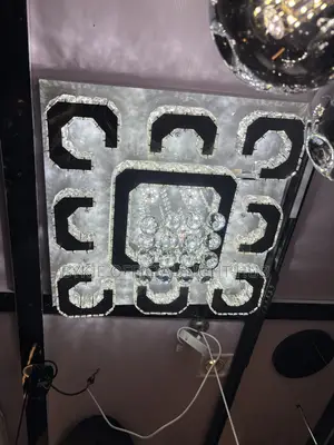 Led Ceiling Flush With Crystals