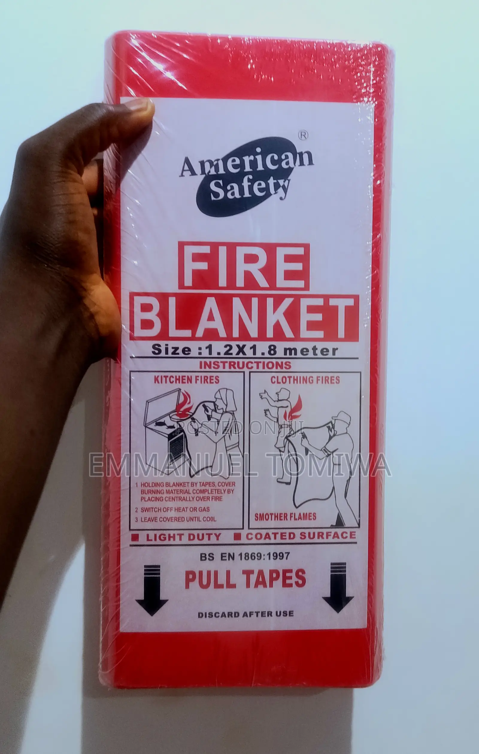 American Safety Fire Blanket - 1.2 ×1.8 Meter