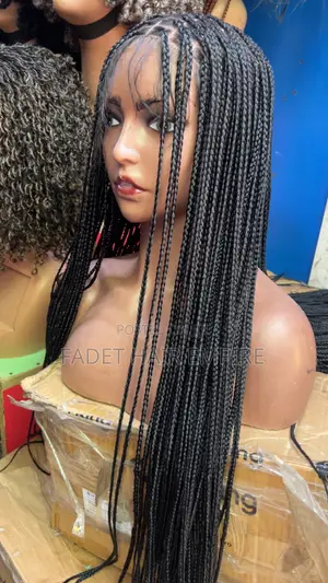 Luxury Knotless Braids Wig by Fadet Hair Empire