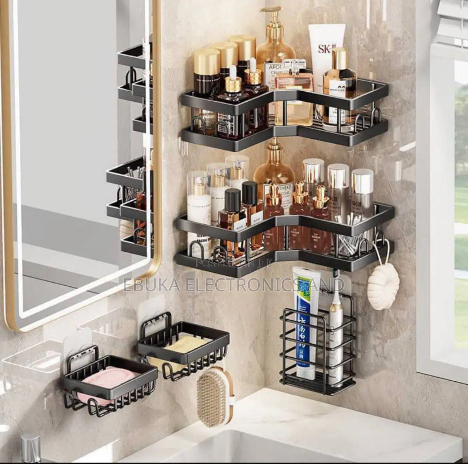 Thick Heavy 5-in-1 Shower Caddy Bathroom Set Is Available Now