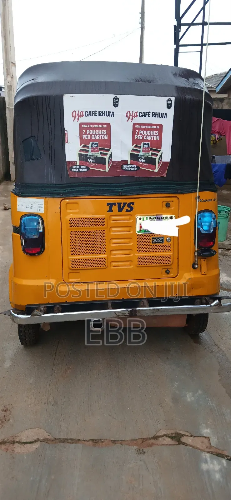TVS King Deluxe Plus iTouch Start 2024 Yellow