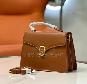 Luxury Top Handle Handbag Premium Leather Crossbody Office Bag