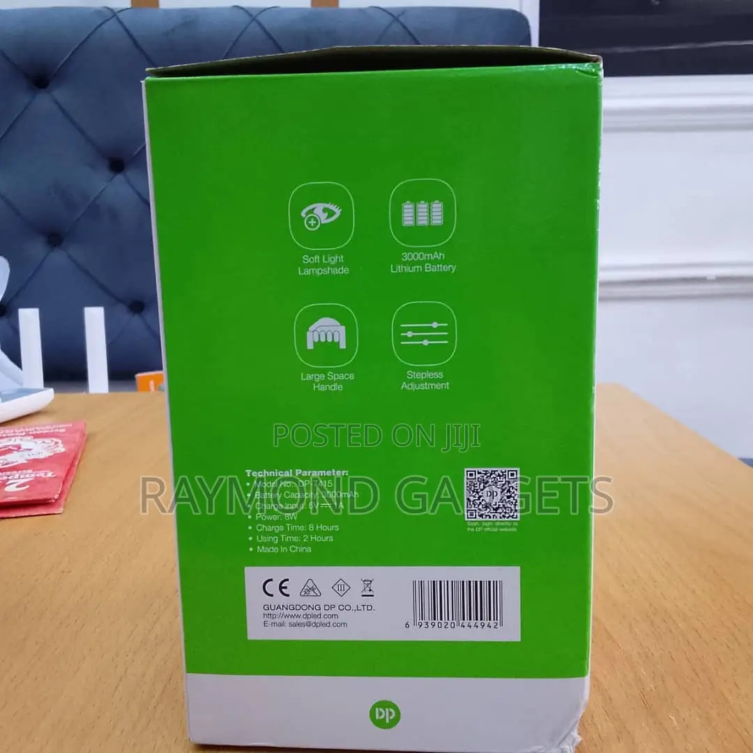 Dp Dp-7415 Rechargeable Led Hand Lamp 3000mah Usb Charging