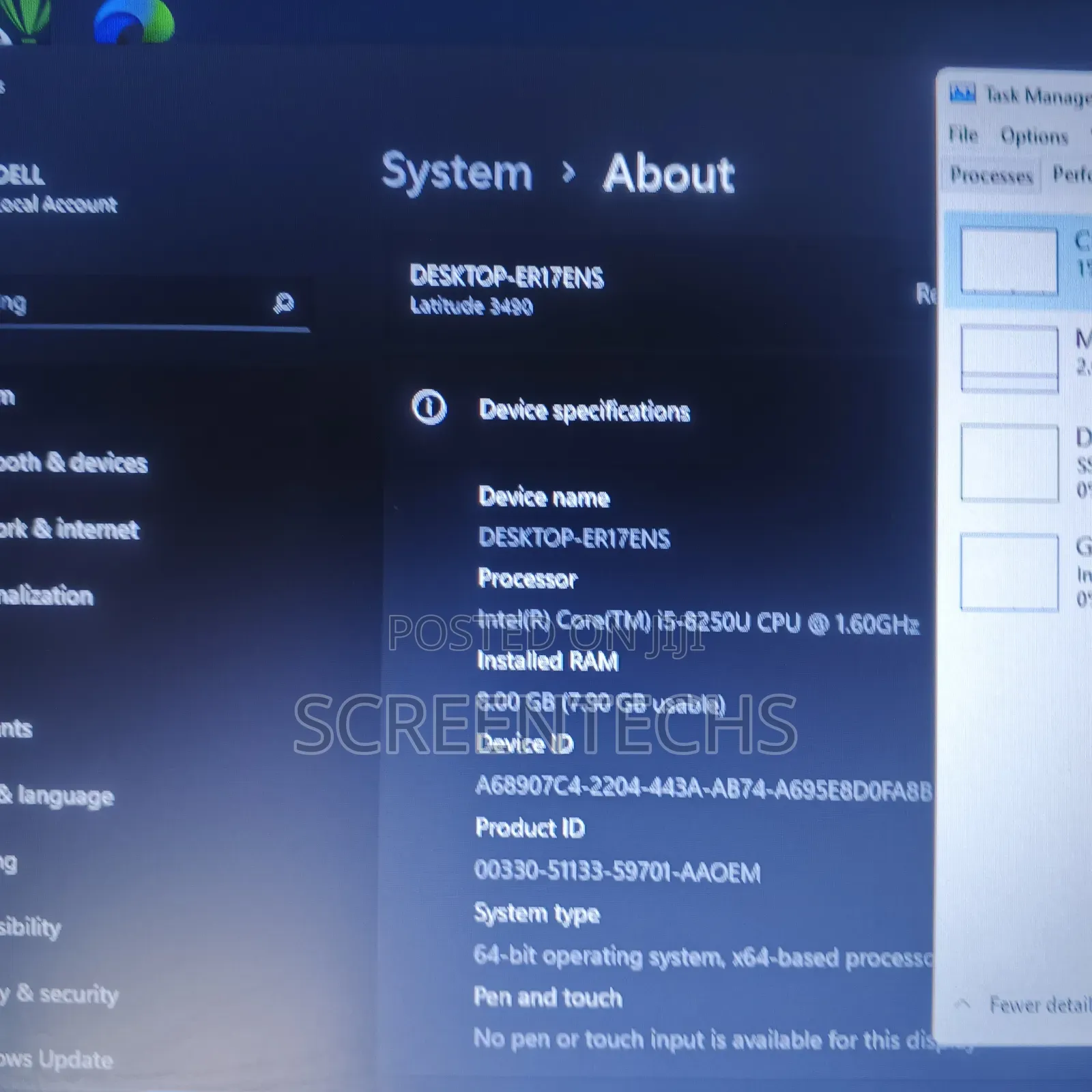 Laptop Dell Latitude 3490 8GB Intel Core i5 SSD 128GB