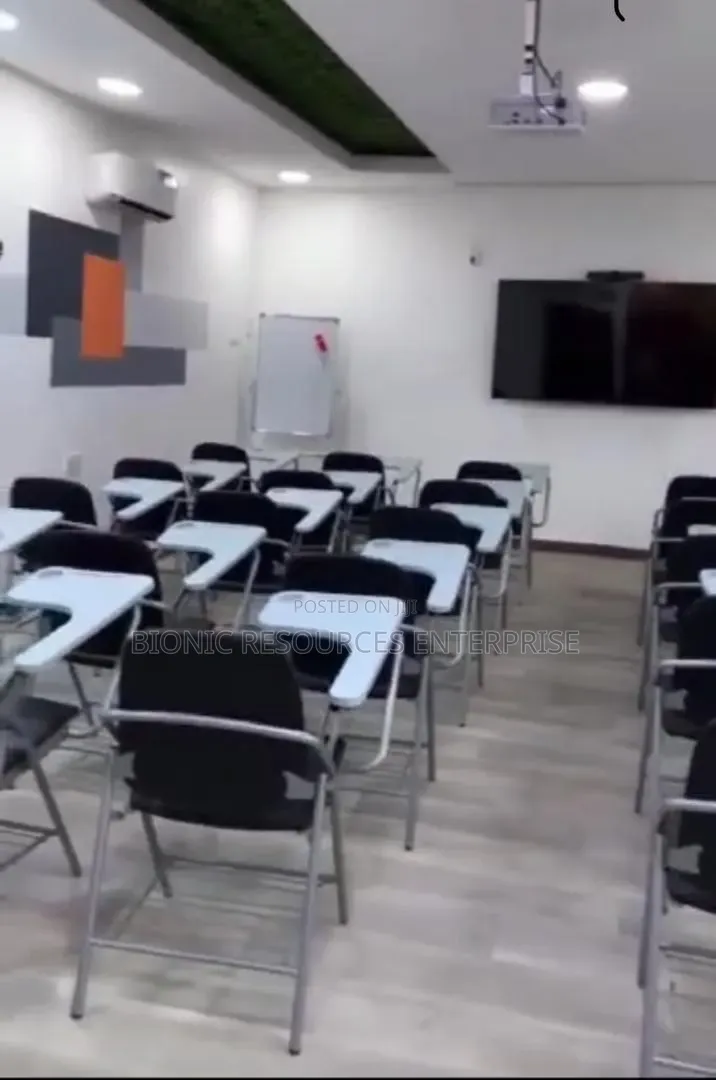 Strong Training Chairs With Writing Pads