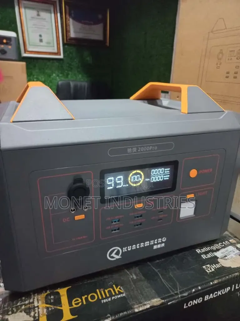 2kwh 2200watts Portable Solar Energy Power System