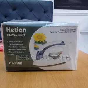Hetian Ht-258b Travel Steam Iron 700w Foldable Portable Iron