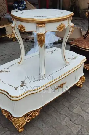 Royal Centre Table With Two Stools.
