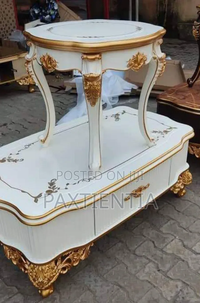 Royal Centre Table With Two Stools.