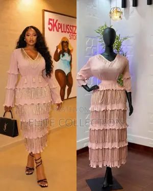 Luxury Miyaki Tassle Dress Free Size (8-20)Quality Topnotch
