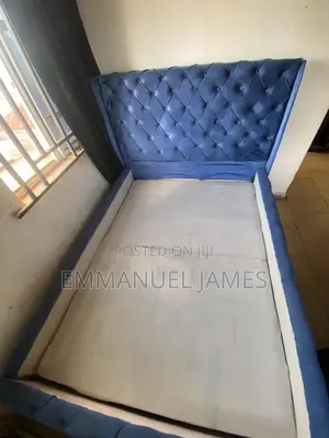 4 by 6 Bed Frame Blue Color
