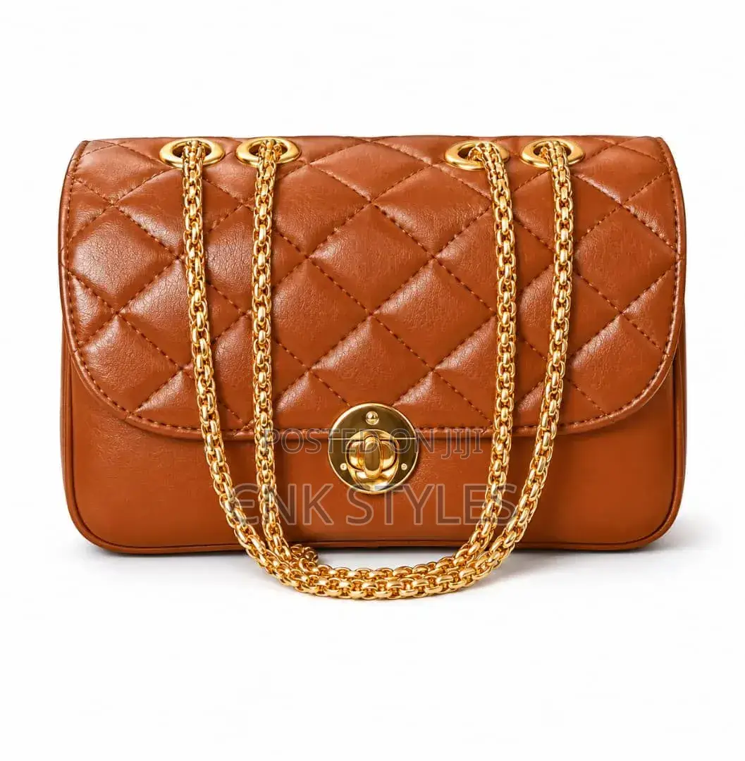 Quilted Chain Flap Bag
