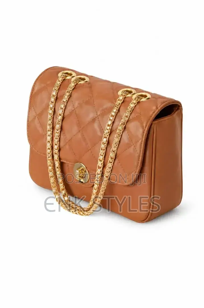 Quilted Chain Flap Bag