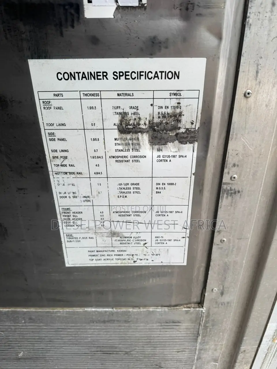 Reefer Container 40 Ft Carrier