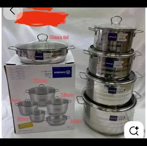 Korkmaz Quality Stainless Induction Pots Set