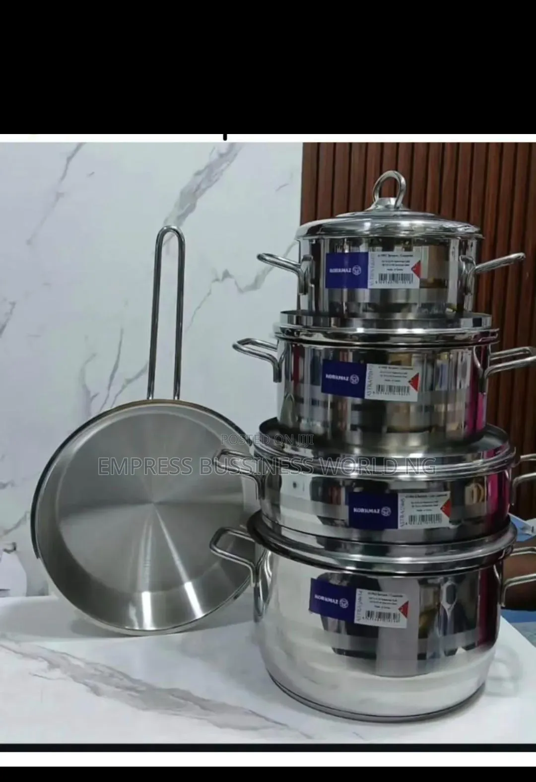 Korkmaz Quality Stainless Induction Pots Set